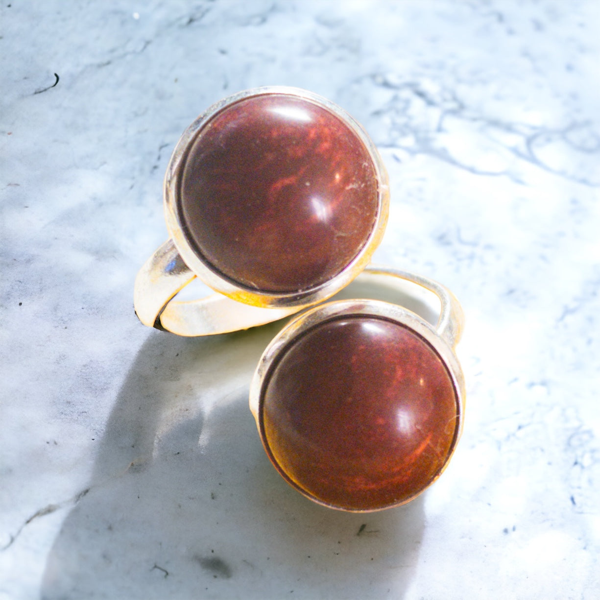 Cement Double Jasper Inspired Ring