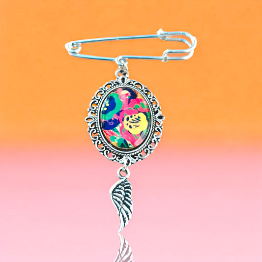 Safety Pin Stainless Steel Brooch