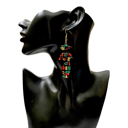 Oshun Goddess Recycled Earrings